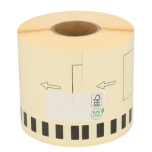 Étiquettes compatibles Brother DK-22205, 62 mm x 30,48m, permanent, blanc