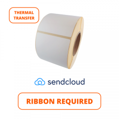 Étiquettes thermiques SendCloud compatibles Zebra Z-Perform 1000T (87985), papier transfert, 102 mm x 152 mm, 900 étiquettes, noyau de 76 mm